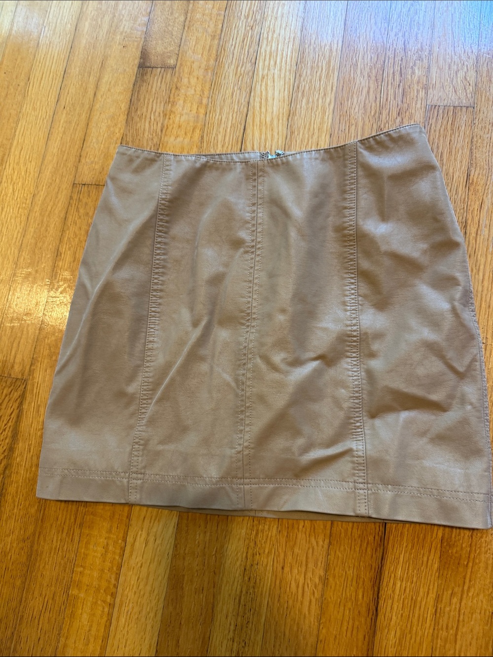 Free People Taupe Mini Skirt